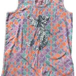 Freestyle Kids Mermaid Sequin Tank Top - Multicolor